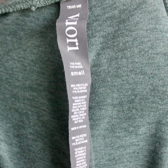 Vuori VW425 Sage Green Halo Essential Wideleg Adjustable Pants Pocket Small - Picture 7 of 8